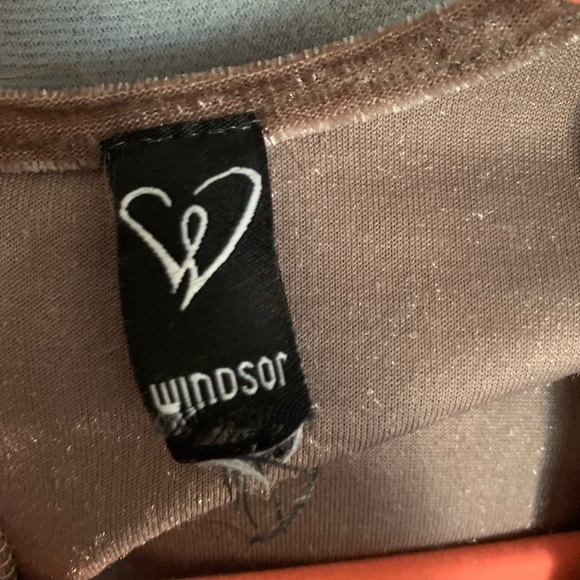 Windsor Velour Deep Plunge Scrunch Dress - Picture 5 of 5